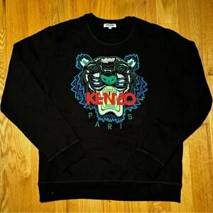 KENZO Muliticolor Embroidered Logo Crewneck
